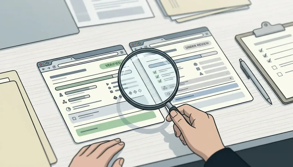 Winner.com and Winner.co.uk closure evidence — UK status check illustration